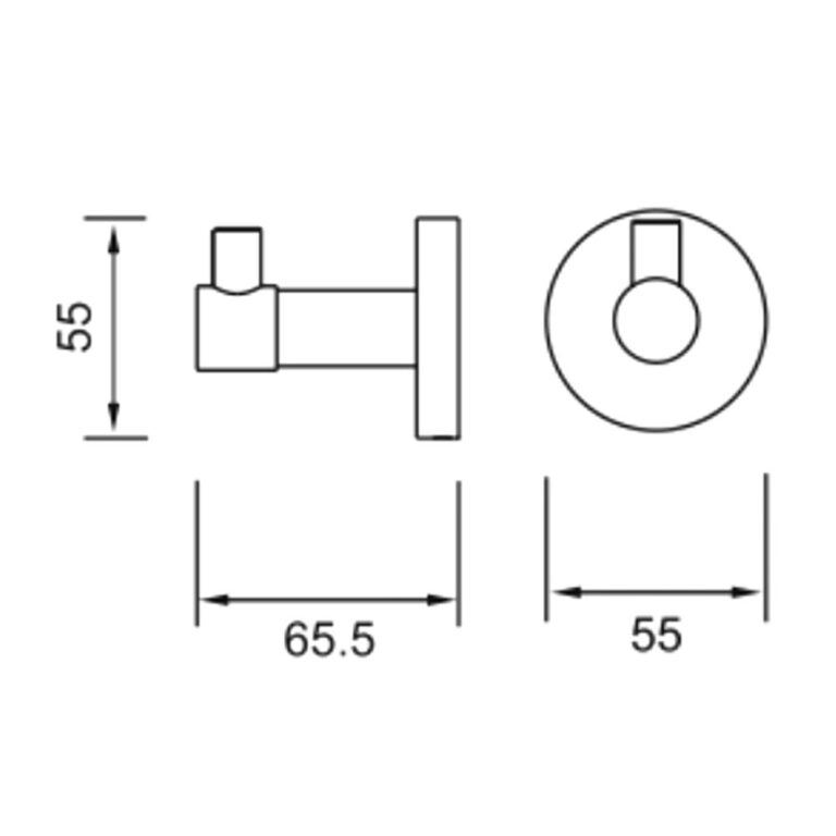 Bản vẽ kĩ thuật Móc treo quần áo HUGE H-B1436