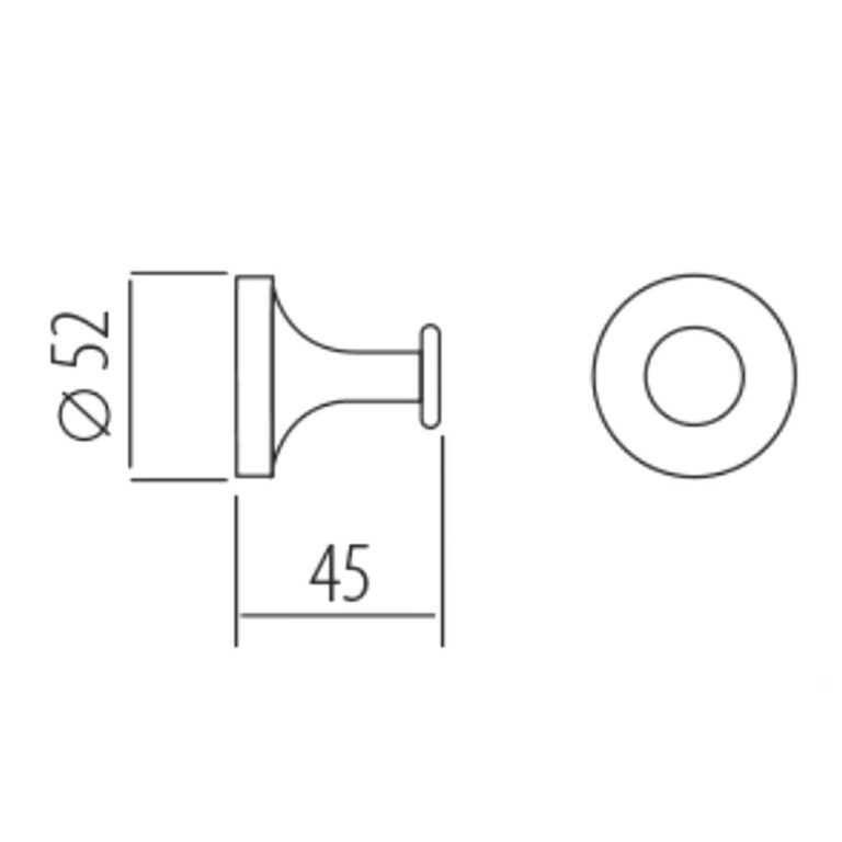 Bản vẽ kĩ thuật Móc treo quần áo HUGE H-B1439M
