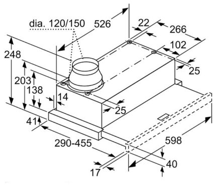 Bản-vẽ-kích-thước-máy-hút-mùi-Bosch-DFM063W56B