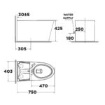 Bồn cầu 1 khối AMERICAN STANDARD WP-3232 STUDIO S nắp êm - Ảnh 2