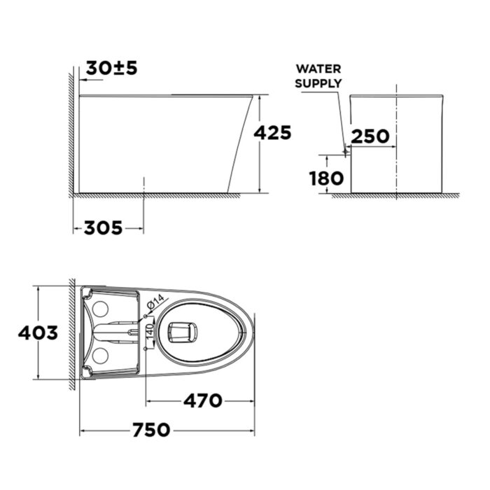 Bồn cầu 1 khối AMERICAN STANDARD WP-3232 STUDIO S nắp êm - Ảnh 2
