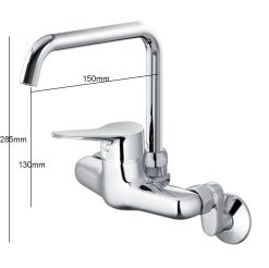 Bản vẽ kỹ thuật Vòi rửa bát CAESAR K527C nước lạnh