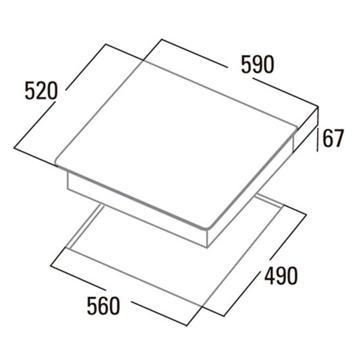 Bếp điện từ ba CATA TD 6003 BK (1)