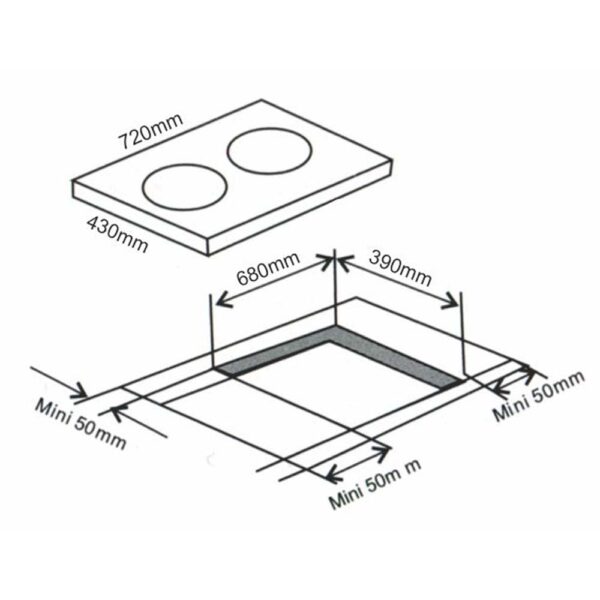 Bếp từ đôi ARBER AB2020NEW