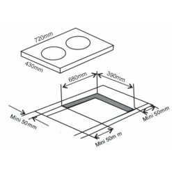 Bếp từ đôi ARBER AB675