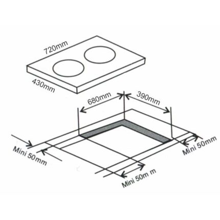 Bếp từ đôi ARBER AB675