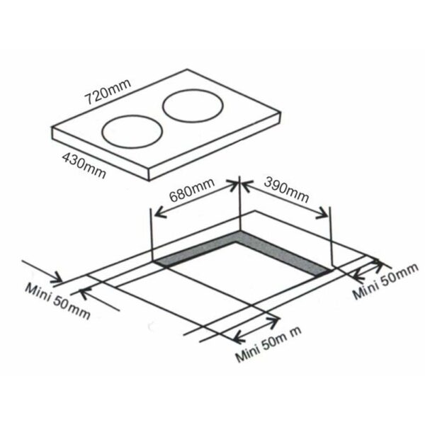 Bếp từ đôi ARBER AB675