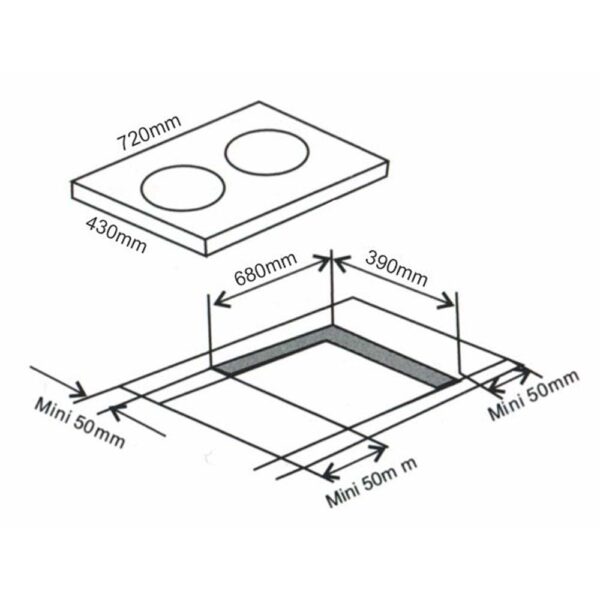 Bếp từ đôi ARBER AB998N