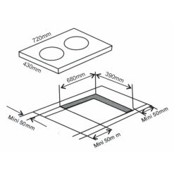Bếp từ đôi ARBER FHT101
