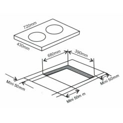 Bếp từ đôi ARBER FHT102