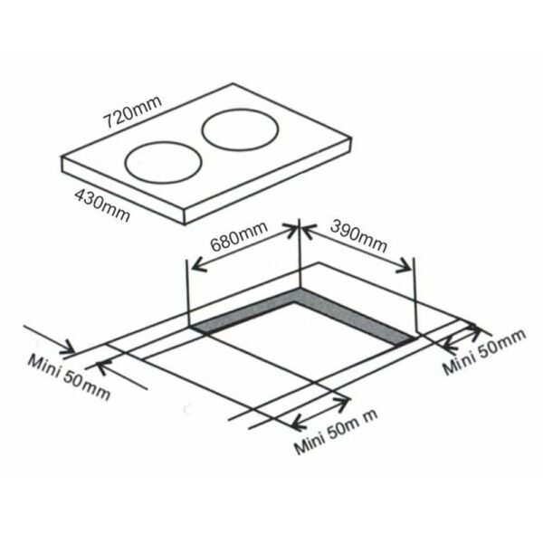 Bếp từ đôi ARBER FHT102