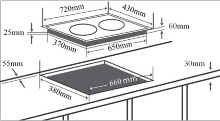 Bếp từ đôi CHEFS EH-DIH203