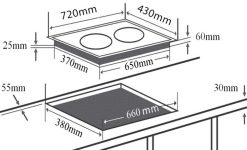 Bếp từ đôi CHEFS EH-DIH205