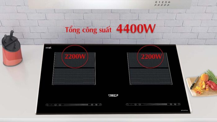 Bếp từ đôi CHEFS EH-DIH322