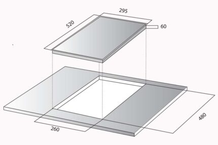 Bếp từ đôi KOCHER DI-521 domino (3)