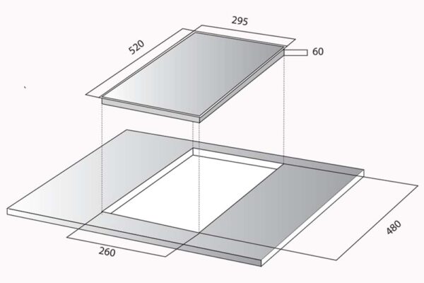 Bếp từ đôi KOCHER DI-521 domino (3)
