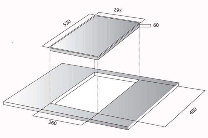 Bếp từ đôi KOCHER DI-521 domino (3)