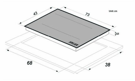 Bếp từ đôi SPELIER SPM 100KS (1)
