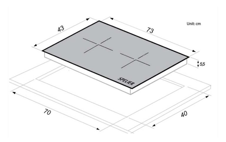 Bếp từ đôi SPELIER SPM 866I PLUS (1)