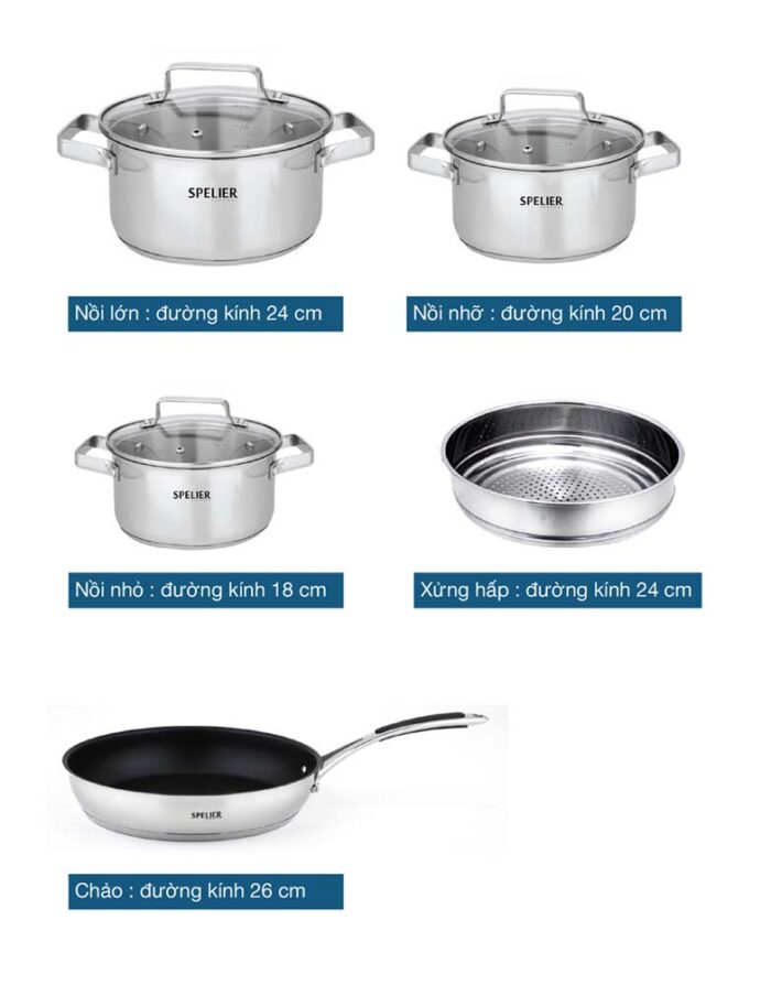 Bộ nồi SPELIER SIRIUS (1)