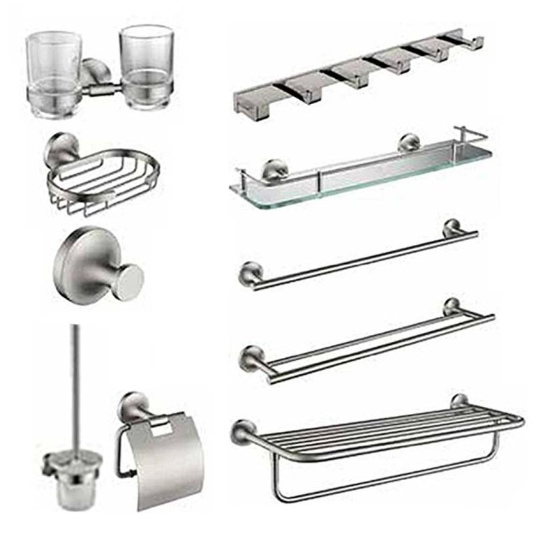 Bộ phụ kiện nhà tắm HUGE Pamela metal grey