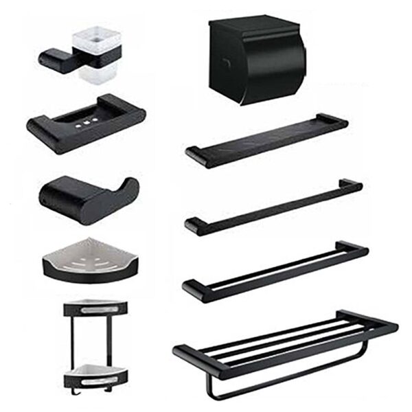 Bộ phụ kiện nhà tắm HUGE Urban black