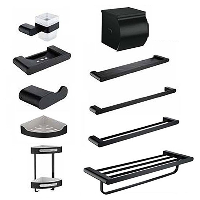 Bộ phụ kiện nhà tắm HUGE Urban black