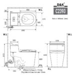 Bồn cầu 1 khối D&K DK-C2393 1
