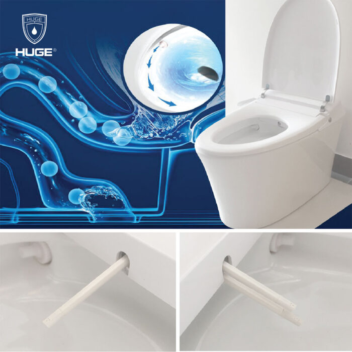 Bồn cầu thông minh HUGE H-BS001 - Ảnh 3