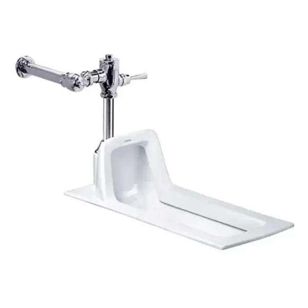 Bồn cầu xổm CAESAR C1250 BF523 bộ xả nhấn