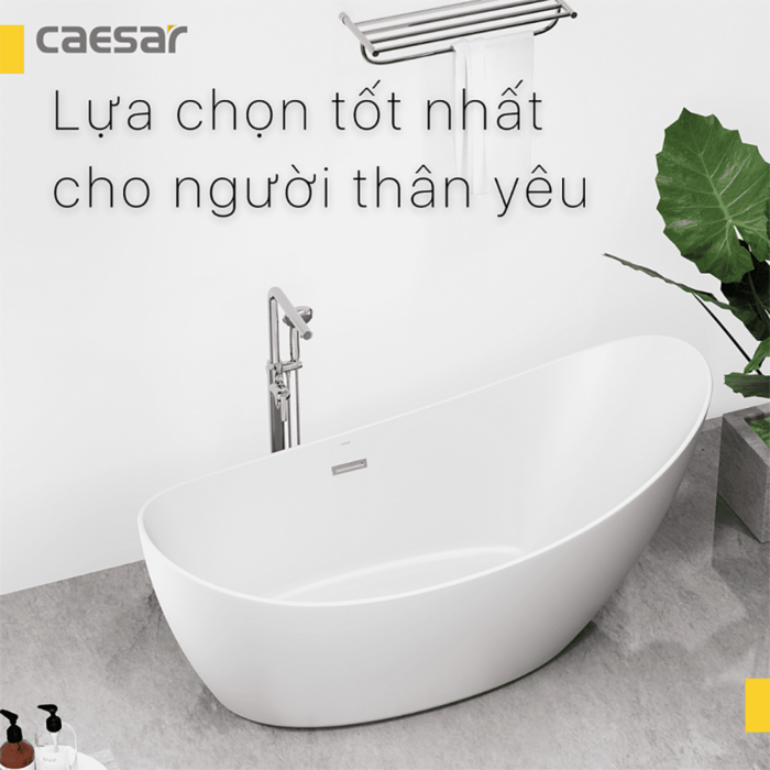 Bồn tắm CAESAR KT1170 lập thể 1.7M - Ảnh 3