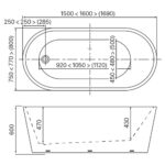 Bồn tắm D&K DK-Q163 5lập thể