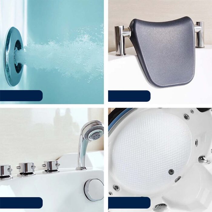 Bồn tắm D&K DK-Q312N 5 yếm masage