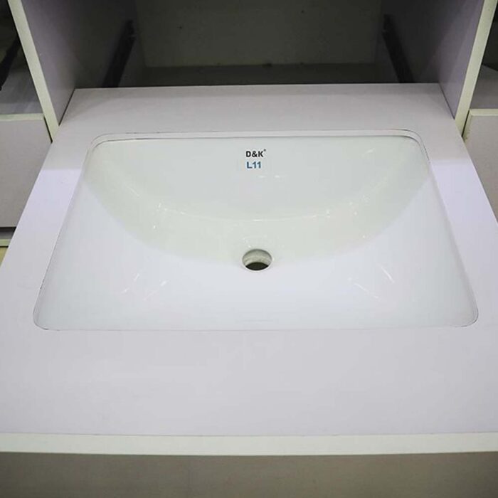 Chậu lavabo âm bàn D&K DK-L11 1