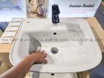 Chậu lavabo bán âm AMERICAN STANDARD 0533-WT LOVEN - Ảnh 8