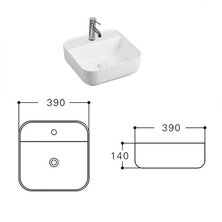 Chậu lavabo đặt bàn HUGE H-LD2390 1