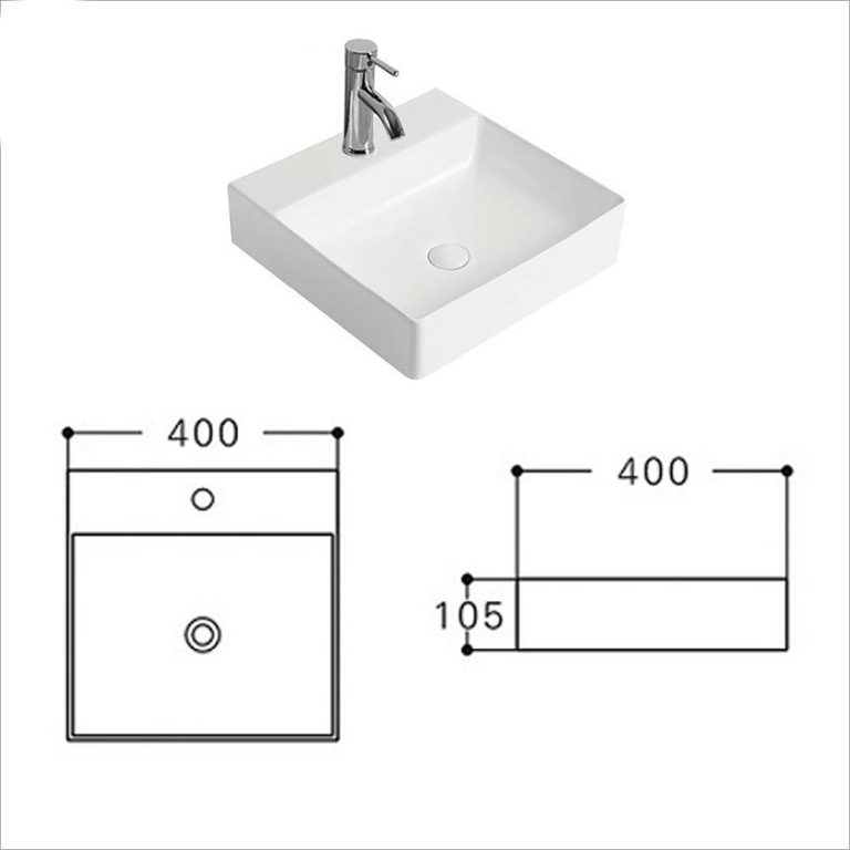 Chậu lavabo đặt bàn HUGE H-LD2400 1