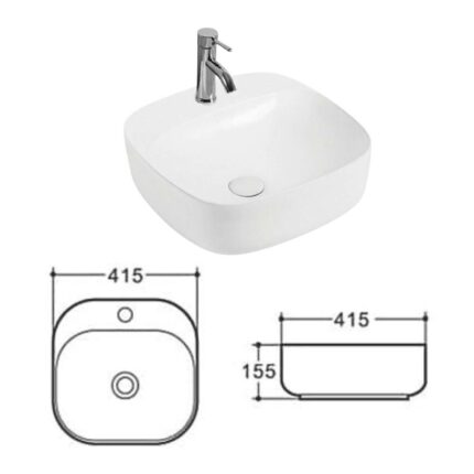 Chậu lavabo đặt bàn HUGE H-LD2415 1