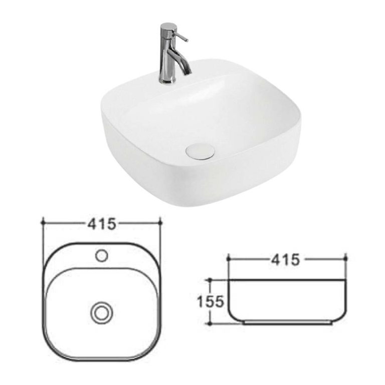 Chậu lavabo đặt bàn HUGE H-LD2415 1