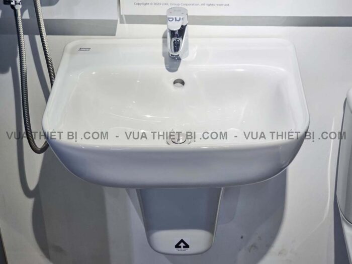 Chậu lavabo treo tường AMERICAN STANDARD VF-0262 VF-7062 Loven chân ngắn - Ảnh 3