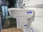 Chậu lavabo treo tường AMERICAN STANDARD VF-0262 VF-7062 Loven chân ngắn - Ảnh 4