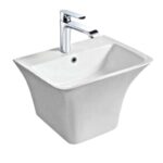 Chậu lavabo treo tường HUGE H-LV162