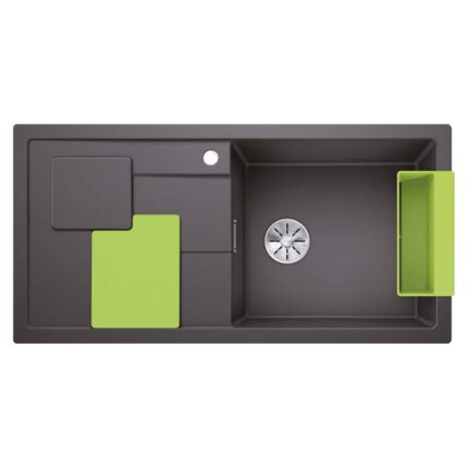 Chậu rửa bát đá BLANCO SITY XL 6 ROCK GREY 1 hố 1 bàn (1)