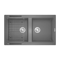 Chậu rửa bát đá KONOX PHOENIX SMART 860 GREY 2 hố