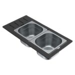 Chậu rửa bát đá MALLOCA SENSE K82 dương bàn 1 hố 1 bàn (1)