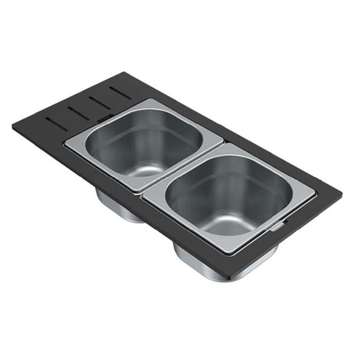 Chậu rửa bát đá MALLOCA SENSE K82 dương bàn 1 hố 1 bàn (1)