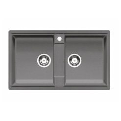 Chậu rửa bát đá ROSLERER RL-900 ALUMETLIC 2 hố (1)