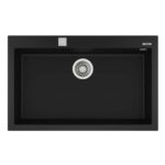 Chậu rửa bát đá TEKA FORSQUARE 72.40 TG BLACK 1 hố