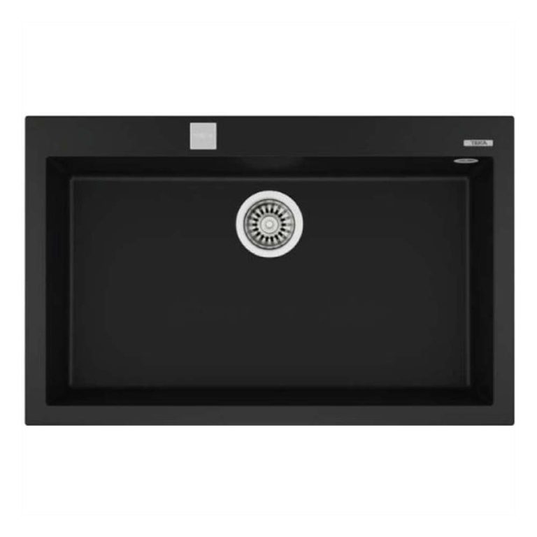 Chậu rửa bát đá TEKA FORSQUARE 72.40 TG BLACK 1 hố