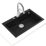 Chậu rửa bát đá TEKA FORSQUARE 72.40 TG BLACK 1 hố
